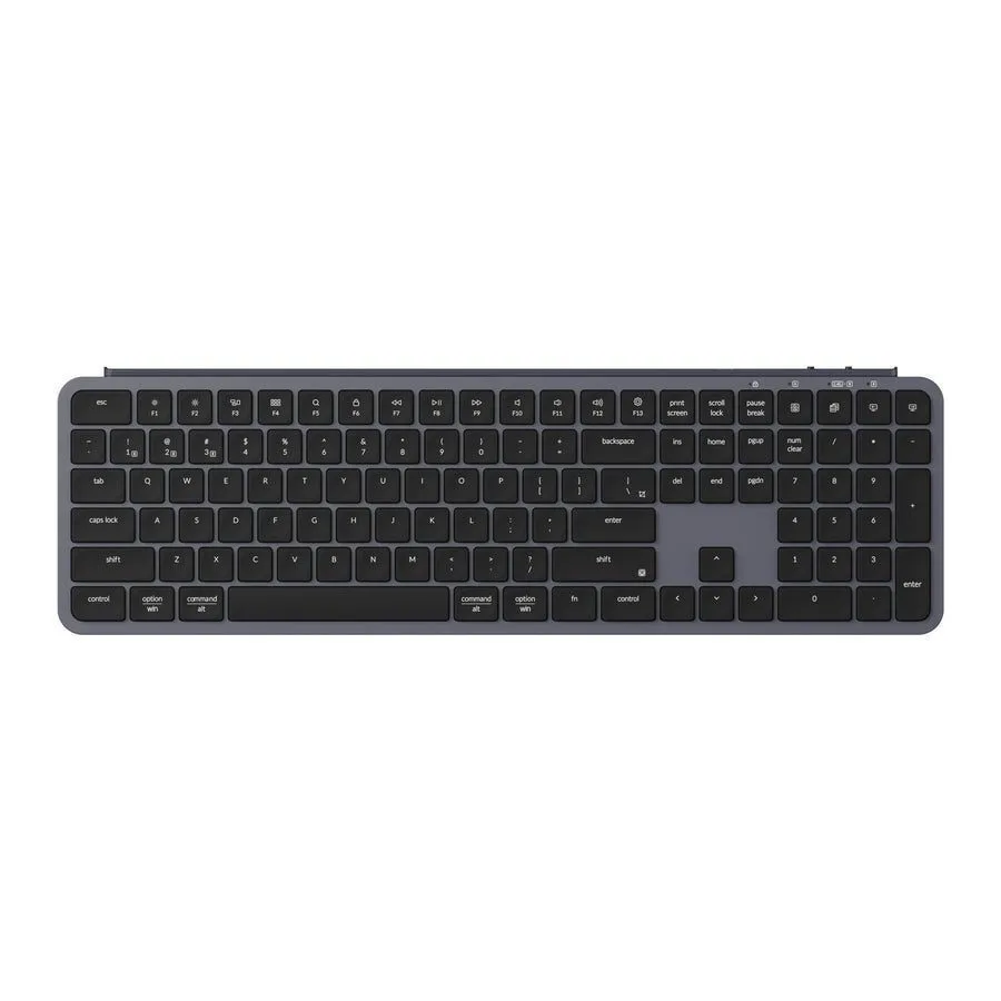 Keychron B6 Pro B6P-K1 Ασύρματο Bluetooth Πληκτρολόγιο Αγγλικό US Συμβατό με Mac Space Gray Keychron B6 Pro B6P-K1 Ασύρματο Bluetooth Πληκτρολόγιο Αγγλικό US Συμβατό με Mac Space Gray - Image 1