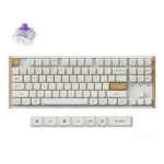 Keychron K8 HE K8H-Q1 Ασύρματο Gaming Πληκτρολόγιο με Magnetic διακόπτες και RGB φωτισμό (Αγγλικό US) White Special Edition