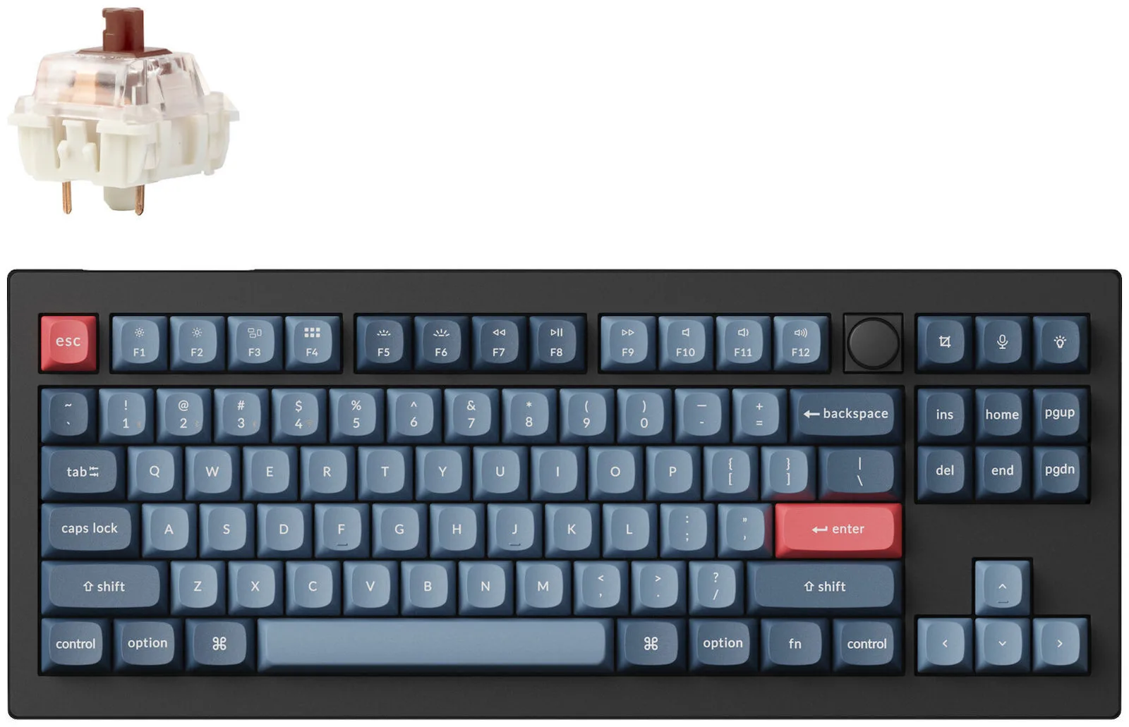 Keychron V3 Max QMK V3M-D3 Gaming Μηχανικό Πληκτρολόγιο Tenkeyless με Gateron Jupiter Brown διακόπτες και RGB φωτισμό (Αγγλικό US) Keychron V3 Max QMK V3M-D3 Gaming Μηχανικό Πληκτρολόγιο Tenkeyless με Gateron Jupiter Brown διακόπτες και RGB φωτισμό (Αγγλικό US) - Image 1