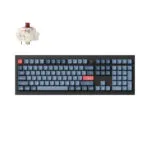 Keychron V6M-D3 Max QMK/VIA V6M-D3 Ασύρματο Gaming Μηχανικό Πληκτρολόγιο με Gateron Jupiter Brown διακόπτες και RGB φωτισμό (Αγγλικό US) Carbon Black