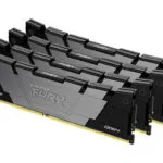Kingston Fury Renegade DDR4 32GB RAM με 4x8GB Modules και Ταχύτητα 3600 για Desktop KF436C16RB2K4/32