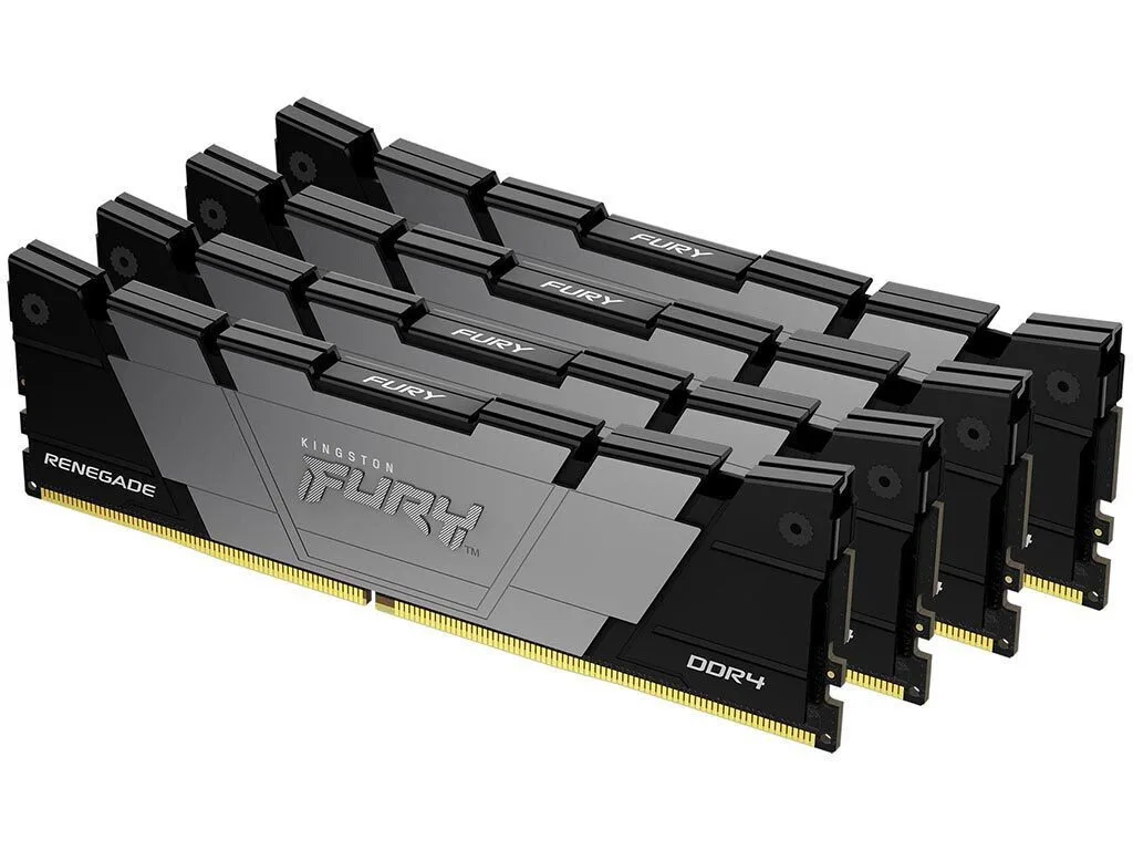 Kingston Fury Renegade DDR4 32GB RAM με 4x8GB Modules και Ταχύτητα 3600 για Desktop KF436C16RB2K4/32 Kingston Fury Renegade DDR4 32GB RAM με 4x8GB Modules και Ταχύτητα 3600 για Desktop KF436C16RB2K4/32 - Image 1