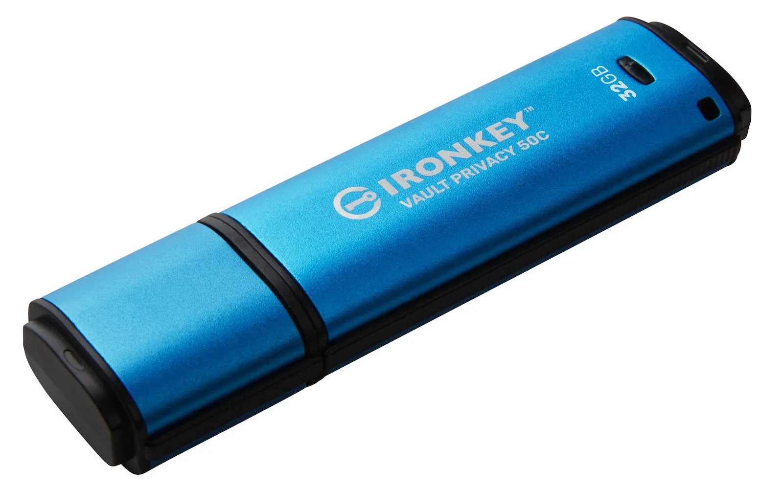 Kingston IronKey Vault Privacy 50 32GB USB 3.2 Stick με σύνδεση USB-C Μπλε Kingston IronKey Vault Privacy 50 32GB USB 3.2 Stick με σύνδεση USB-C Μπλε - Image 1