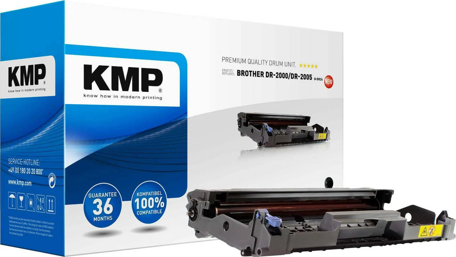 KMP B-DR24 Συμβατό Drum για Laser Εκτυπωτή Brother DR-2000/DR-2005 Μαύρο KMP B-DR24 Συμβατό Drum για Laser Εκτυπωτή Brother DR-2000/DR-2005 Μαύρο - Image 1