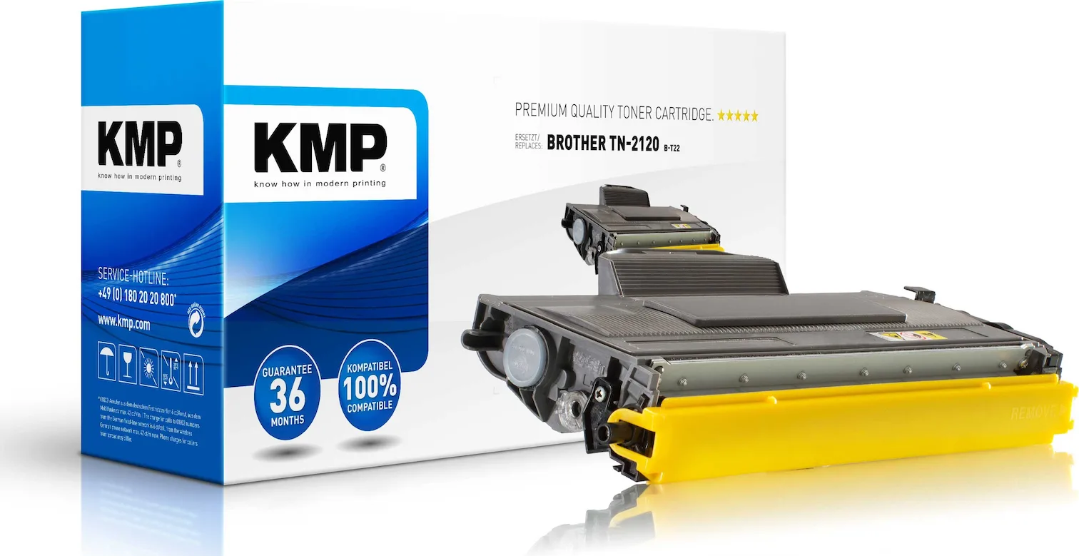 KMP B-T22 Συμβατό Toner για Laser Εκτυπωτή Brother TN-2120BK 5000 Σελίδων Μαύρο KMP B-T22 Συμβατό Toner για Laser Εκτυπωτή Brother TN-2120BK 5000 Σελίδων Μαύρο - Image 1