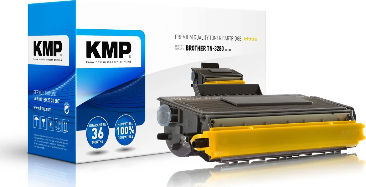 KMP B-T30 Συμβατό Toner για Laser Εκτυπωτή Brother TN-3280BK 8000 Σελίδων Μαύρο KMP B-T30 Συμβατό Toner για Laser Εκτυπωτή Brother TN-3280BK 8000 Σελίδων Μαύρο - Image 1