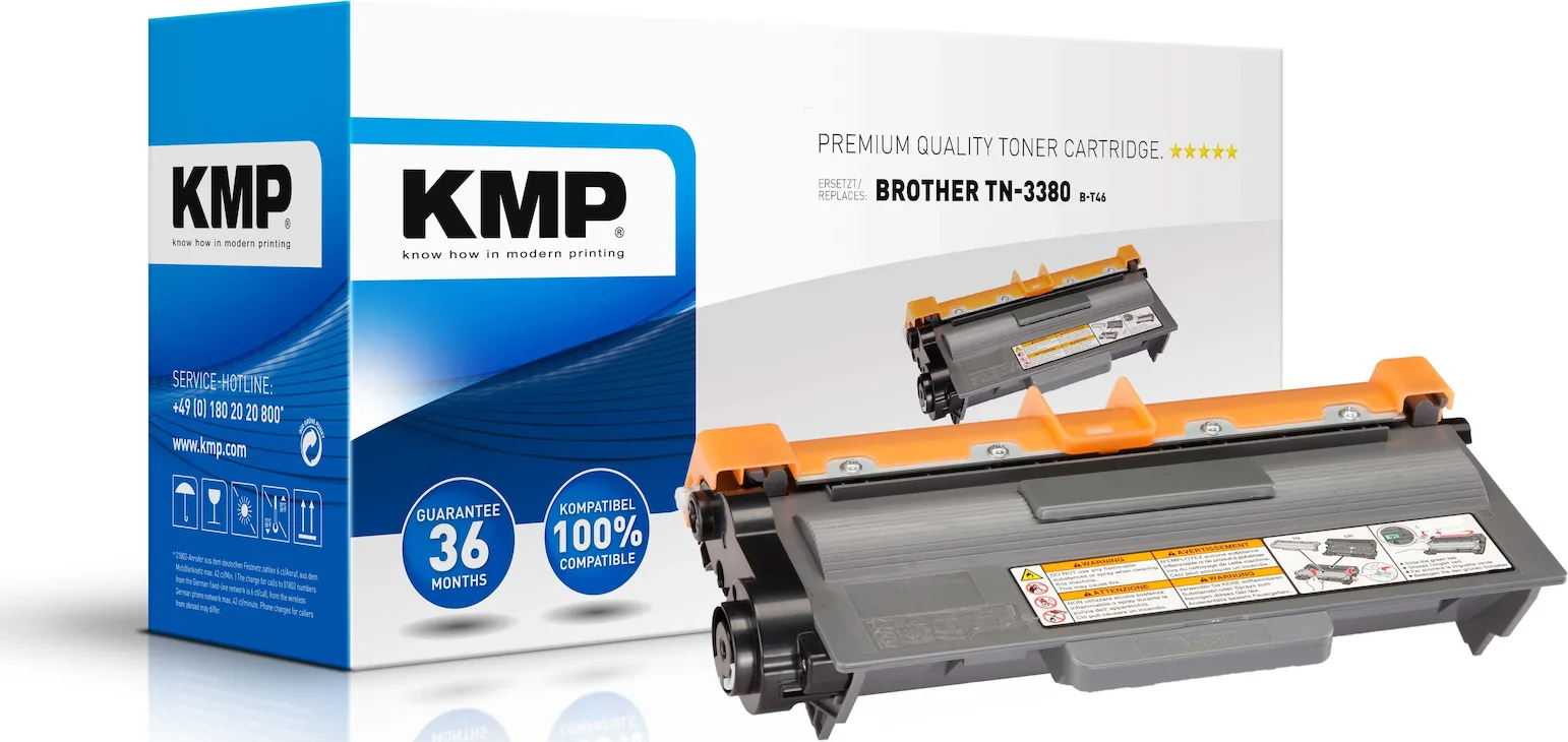 KMP B-T46 Συμβατό Toner για Laser Εκτυπωτή Brother TN-3380BK 8500 Σελίδων Μαύρο KMP B-T46 Συμβατό Toner για Laser Εκτυπωτή Brother TN-3380BK 8500 Σελίδων Μαύρο - Image 1