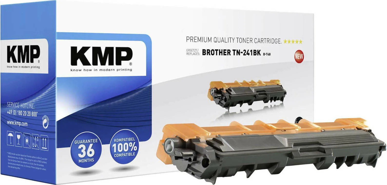 KMP B-T48 Συμβατό Toner για Laser Εκτυπωτή Brother Μαύρο KMP B-T48 Συμβατό Toner για Laser Εκτυπωτή Brother Μαύρο - Image 1