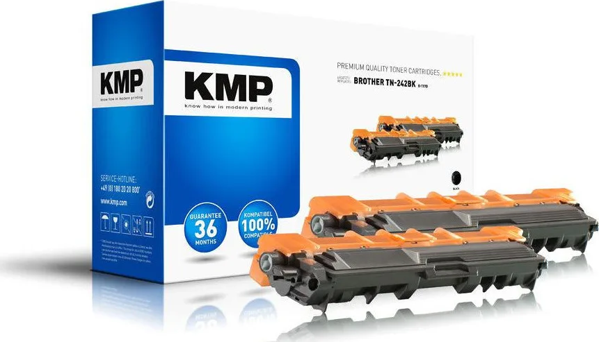 KMP B-T57D Συμβατό Toner για Laser Εκτυπωτή Brother TN-242BK Doublepack 2500 Σελίδων Μαύρο KMP B-T57D Συμβατό Toner για Laser Εκτυπωτή Brother TN-242BK Doublepack 2500 Σελίδων Μαύρο - Image 1