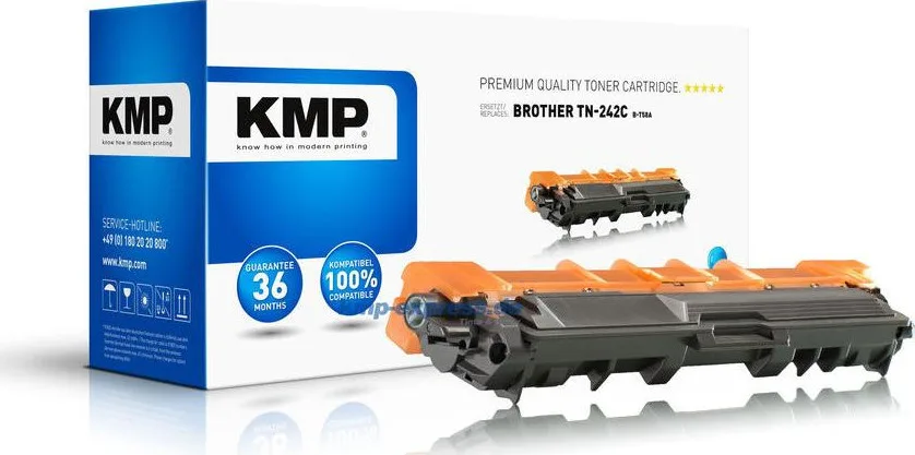 KMP B-T58A Συμβατό Toner για Laser Εκτυπωτή Brother TN-242C/TN242C 1400 Σελίδων Κυανό KMP B-T58A Συμβατό Toner για Laser Εκτυπωτή Brother TN-242C/TN242C 1400 Σελίδων Κυανό - Image 1