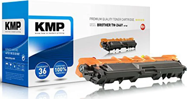 KMP B-T60 Συμβατό Toner για Laser Εκτυπωτή Brother TN-246Y 2200 Σελίδων Κίτρινο KMP B-T60 Συμβατό Toner για Laser Εκτυπωτή Brother TN-246Y 2200 Σελίδων Κίτρινο - Image 1