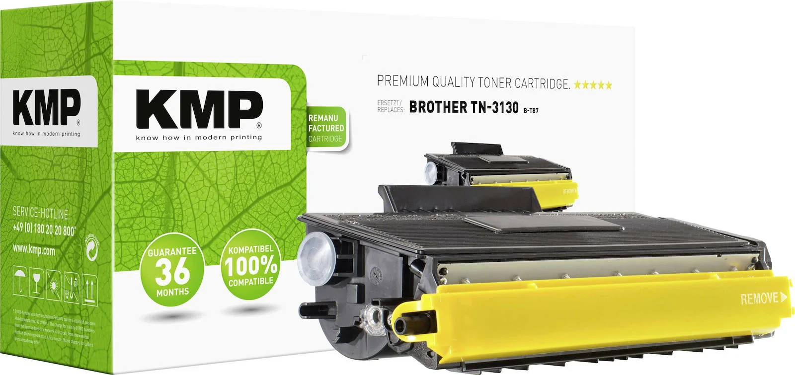 KMP B-T87 Συμβατό Toner για Laser Εκτυπωτή Brother TN-3130/TN3130 3500 Σελίδων Μαύρο KMP B-T87 Συμβατό Toner για Laser Εκτυπωτή Brother TN-3130/TN3130 3500 Σελίδων Μαύρο - Image 1