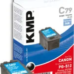 KMP C79 Συμβατό Μελάνι Εκτυπωτή InkJet Canon PG-512 Μαύρο 1τμχ 1511,4051