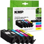 KMP Πακέτο Συμβατών Μελανιών Εκτυπωτή InkJet Canon Πολλαπλό (Color) 4τμχ 1564,0050