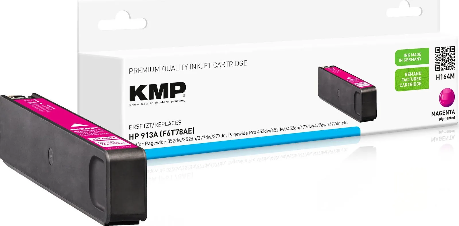 KMP Συμβατό Μελάνι Εκτυπωτή InkJet 39ml Ματζέντα 1τμχ H164M KMP Συμβατό Μελάνι Εκτυπωτή InkJet 39ml Ματζέντα 1τμχ H164M - Image 1