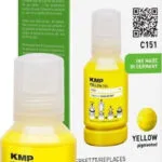 KMP Συμβατό Μελάνι Εκτυπωτή InkJet Canon 13435212 14000 Σελίδων Κίτρινο 1τμχ 1584,0009