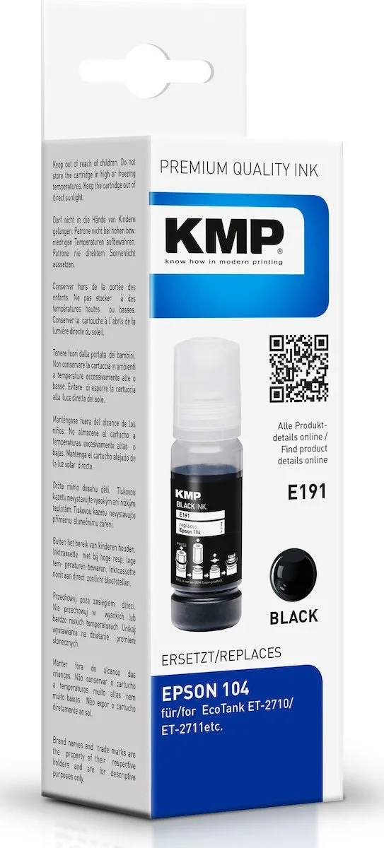 KMP Συμβατό Μελάνι Εκτυπωτή InkJet Canon T00P1 4800 Σελίδων 160ml Μαύρο 1τμχ 1648,0001 KMP Συμβατό Μελάνι Εκτυπωτή InkJet Canon T00P1 4800 Σελίδων 160ml Μαύρο 1τμχ 1648,0001 - Image 1