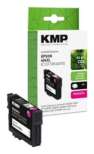 KMP Συμβατό Μελάνι Εκτυπωτή InkJet Epson 604XL (T10H3) 350 Σελίδων 5ml Ματζέντα 1τμχ 1662,4006 KMP Συμβατό Μελάνι Εκτυπωτή InkJet Epson 604XL (T10H3) 350 Σελίδων 5ml Ματζέντα 1τμχ 1662,4006 - Image 1