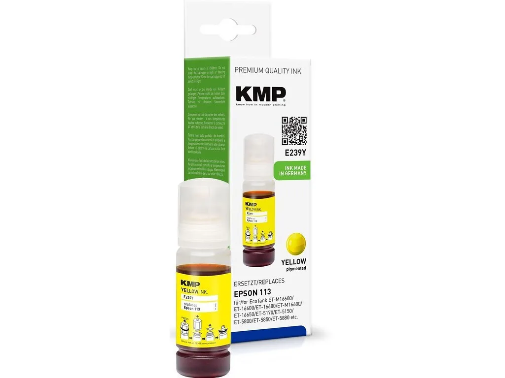 KMP Συμβατό Μελάνι Εκτυπωτή InkJet Epson T06B4 Κίτρινο 1τμχ 1655,0009 KMP Συμβατό Μελάνι Εκτυπωτή InkJet Epson T06B4 Κίτρινο 1τμχ 1655,0009 - Image 1