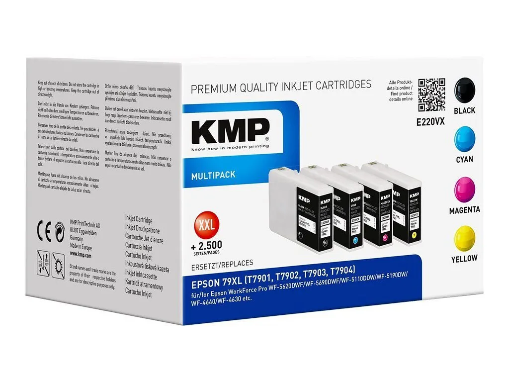 KMP Συμβατό Μελάνι Εκτυπωτή InkJet Epson T7901-T7904 6000 Σελίδων 70ml Κυανό 1τμχ 1628,4005 KMP Συμβατό Μελάνι Εκτυπωτή InkJet Epson T7901-T7904 6000 Σελίδων 70ml Κυανό 1τμχ 1628,4005 - Image 1