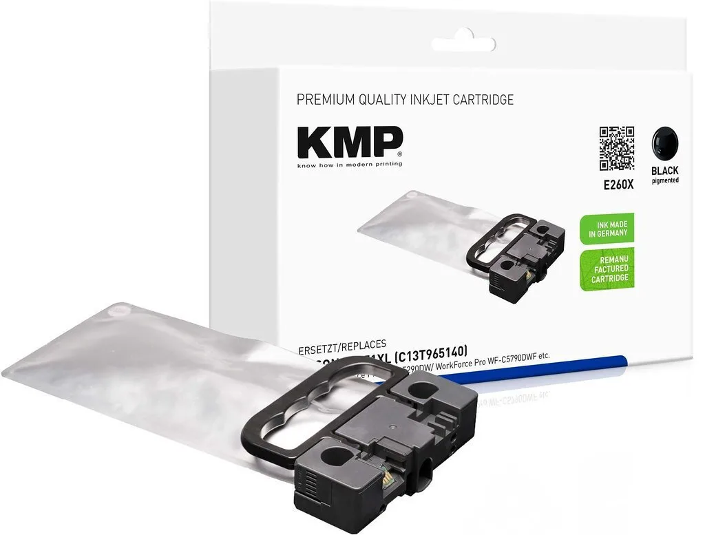 KMP Συμβατό Μελάνι Εκτυπωτή InkJet Epson T9651 Μαύρο 1τμχ 1660,4001 KMP Συμβατό Μελάνι Εκτυπωτή InkJet Epson T9651 Μαύρο 1τμχ 1660,4001 - Image 1