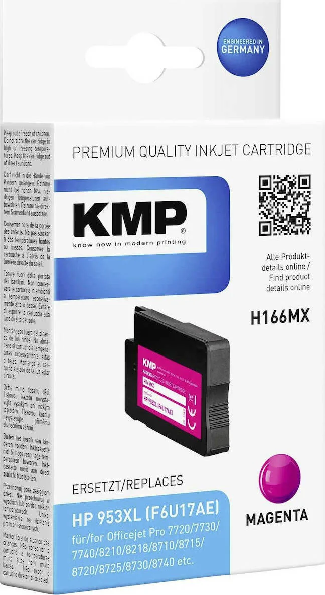 KMP Συμβατό Μελάνι Εκτυπωτή InkJet HP 18.5ml Ματζέντα 1τμχ 1748,4006 KMP Συμβατό Μελάνι Εκτυπωτή InkJet HP 18.5ml Ματζέντα 1τμχ 1748,4006 - Image 1