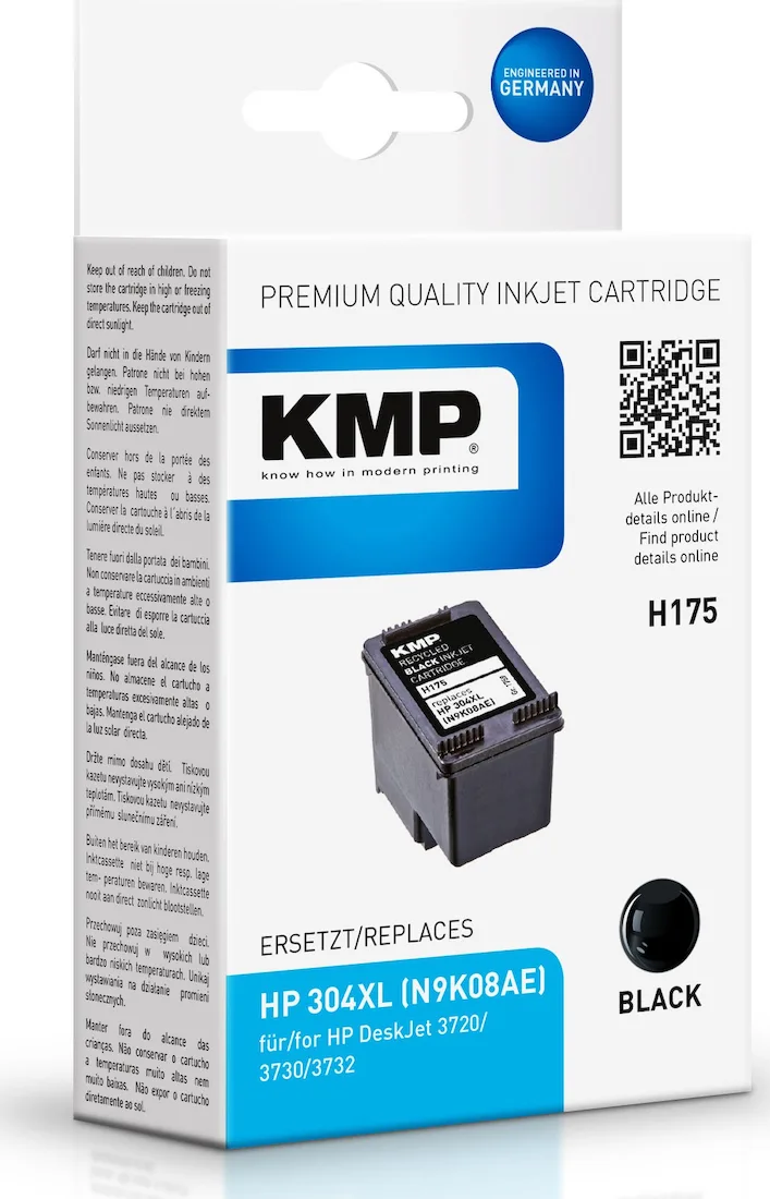 KMP Συμβατό Μελάνι Εκτυπωτή InkJet HP 304XL N9K08AE Μαύρο 1τμχ 17594001 KMP Συμβατό Μελάνι Εκτυπωτή InkJet HP 304XL N9K08AE Μαύρο 1τμχ 17594001 - Image 1