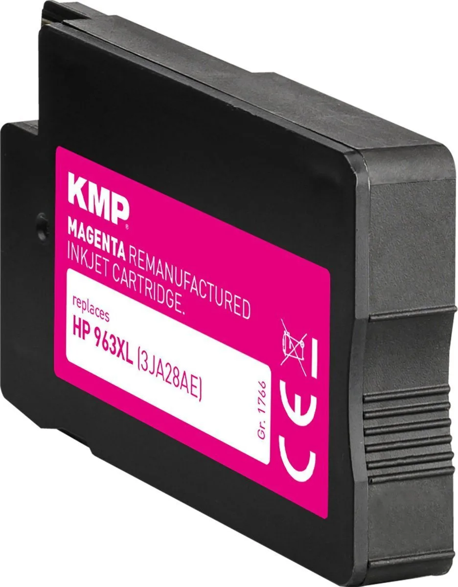 KMP Συμβατό Μελάνι Εκτυπωτή InkJet HP 3JA28AE 963 XL 30ml Ματζέντα 1τμχ KMP Συμβατό Μελάνι Εκτυπωτή InkJet HP 3JA28AE 963 XL 30ml Ματζέντα 1τμχ - Image 1