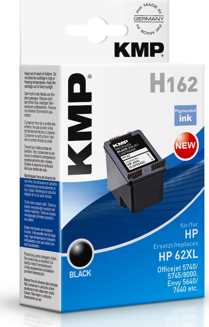 KMP Συμβατό Μελάνι Εκτυπωτή InkJet HP 62XL C2P05AE Μαύρο KMP Συμβατό Μελάνι Εκτυπωτή InkJet HP 62XL C2P05AE Μαύρο - Image 1