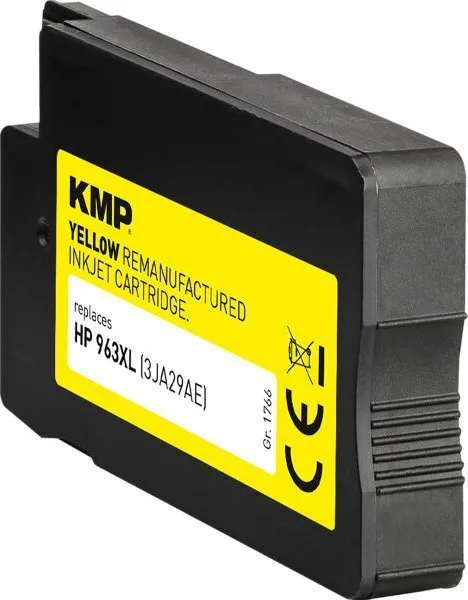 KMP Συμβατό Μελάνι Εκτυπωτή InkJet HP 963 XL 3JA29AE 55ml Κίτρινο 1τμχ KMP Συμβατό Μελάνι Εκτυπωτή InkJet HP 963 XL 3JA29AE 55ml Κίτρινο 1τμχ - Image 1