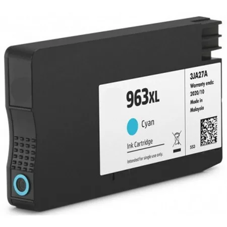 KMP Συμβατό Μελάνι Εκτυπωτή InkJet HP 963XL C 22.77ml Κυανό 1τμχ KMP Συμβατό Μελάνι Εκτυπωτή InkJet HP 963XL C 22.77ml Κυανό 1τμχ - Image 1