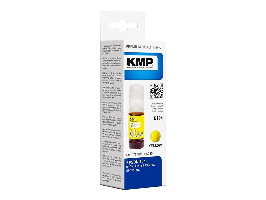 KMP Συμβατό Μελάνι Εκτυπωτή InkJet HP T00P4 Κίτρινο 1τμχ 1648,0009 KMP Συμβατό Μελάνι Εκτυπωτή InkJet HP T00P4 Κίτρινο 1τμχ 1648,0009 - Image 1