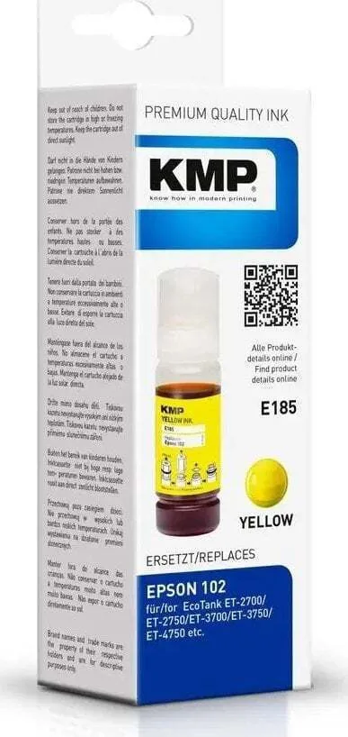 KMP Συμβατό Μελάνι Εκτυπωτή InkJet HP T03R4 6000 Σελίδων Κίτρινο 1τμχ 1642,0009 KMP Συμβατό Μελάνι Εκτυπωτή InkJet HP T03R4 6000 Σελίδων Κίτρινο 1τμχ 1642,0009 - Image 1