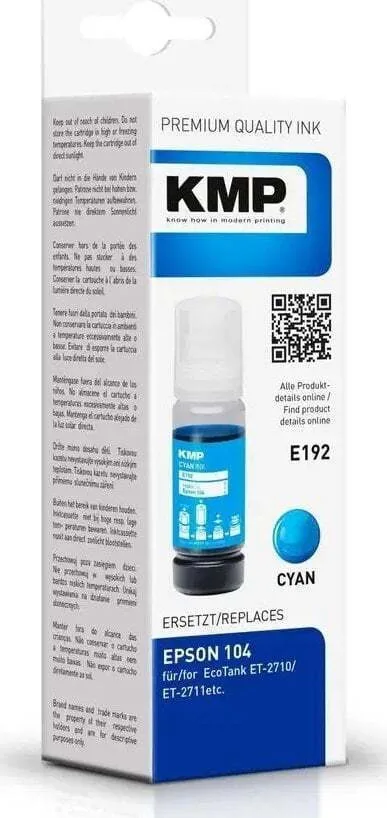 KMP Συμβατό Μελάνι Εκτυπωτή InkJet T00P2 Κυανό 1τμχ 1648,0003 KMP Συμβατό Μελάνι Εκτυπωτή InkJet T00P2 Κυανό 1τμχ 1648,0003 - Image 1