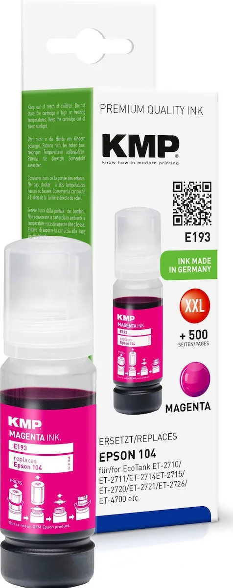 KMP Συμβατό Μελάνι Εκτυπωτή InkJet T00P3 8000 Σελίδων 700ml Ματζέντα 1τμχ KMP Συμβατό Μελάνι Εκτυπωτή InkJet T00P3 8000 Σελίδων 700ml Ματζέντα 1τμχ - Image 1