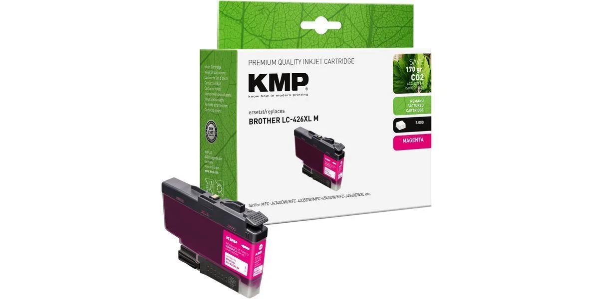 KMP Συμβατό Toner για Laser Εκτυπωτή Brother Brother Lc426xlm Ματζέντα 1550,4006 KMP Συμβατό Toner για Laser Εκτυπωτή Brother Brother Lc426xlm Ματζέντα 1550,4006 - Image 1