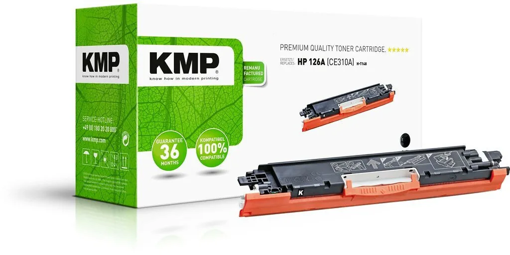 KMP Συμβατό Toner για Laser Εκτυπωτή HP CE310A Μαύρο 1226,0000 KMP Συμβατό Toner για Laser Εκτυπωτή HP CE310A Μαύρο 1226,0000 - Image 1