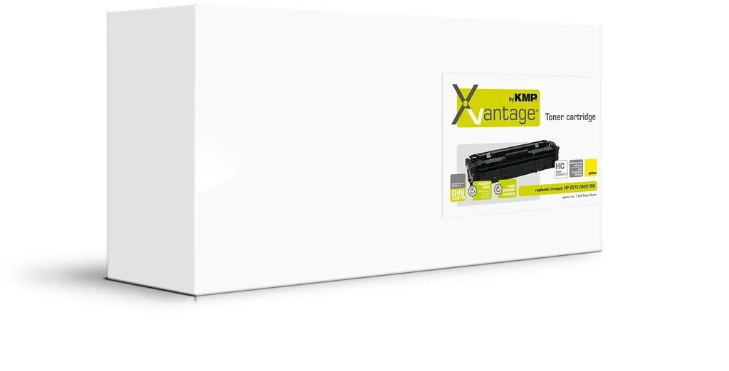 KMP Συμβατό Toner για Laser Εκτυπωτή HP HP207X (W2212X) 2450 Σελίδων Κίτρινο High Yield 2558,3089 KMP Συμβατό Toner για Laser Εκτυπωτή HP HP207X (W2212X) 2450 Σελίδων Κίτρινο High Yield 2558,3089 - Image 1