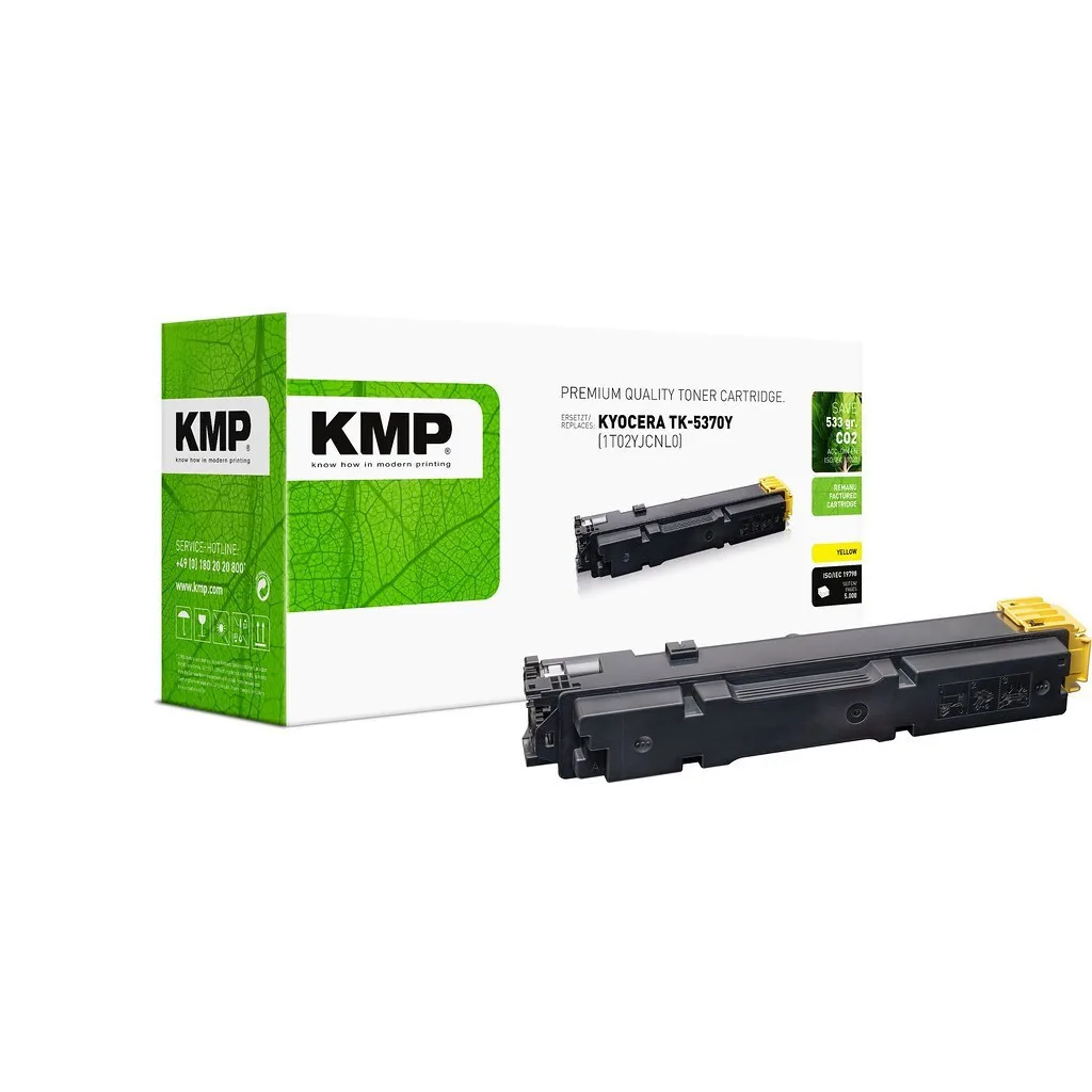 KMP Συμβατό Toner για Laser Εκτυπωτή Kyocera TK-5370Y Κίτρινο 2930,0009 KMP Συμβατό Toner για Laser Εκτυπωτή Kyocera TK-5370Y Κίτρινο 2930,0009 - Image 1