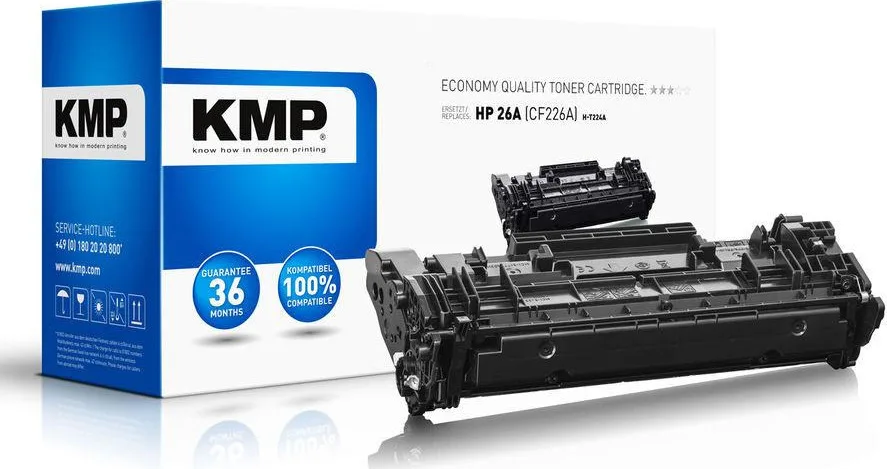KMP H-T224A Συμβατό Toner για Laser Εκτυπωτή HP 26A CF226A 4000 Σελίδων Μαύρο KMP H-T224A Συμβατό Toner για Laser Εκτυπωτή HP 26A CF226A 4000 Σελίδων Μαύρο - Image 1