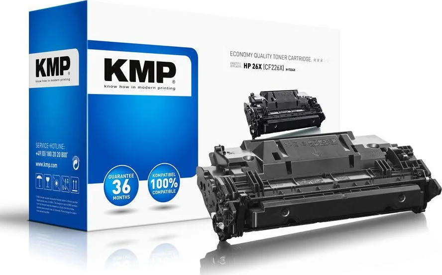 KMP H-T224X Συμβατό Toner για Laser Εκτυπωτή HP 26X 12000 Σελίδων Μαύρο KMP H-T224X Συμβατό Toner για Laser Εκτυπωτή HP 26X 12000 Σελίδων Μαύρο - Image 1