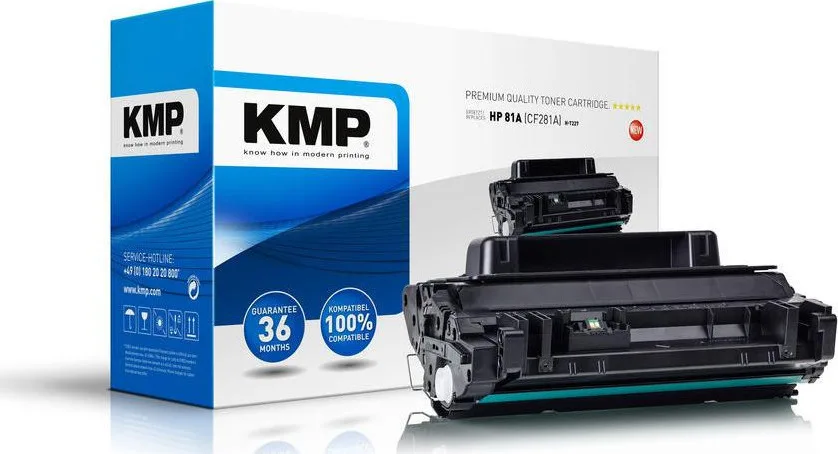KMP H-T227 Συμβατό Toner για Laser Εκτυπωτή HP 81A 13500 Σελίδων Μαύρο KMP H-T227 Συμβατό Toner για Laser Εκτυπωτή HP 81A 13500 Σελίδων Μαύρο - Image 1