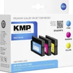 KMP H166CMYX Πακέτο Συμβατών Μελανιών Εκτυπωτή InkJet HP 953XL F6U16AE/F6U17AE/F6U18AE Πολλαπλό (Color)