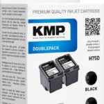KMP H75D Πακέτο Συμβατών Μελανιών Εκτυπωτή InkJet HP Κίτρινο 2τμχ 1719,4021