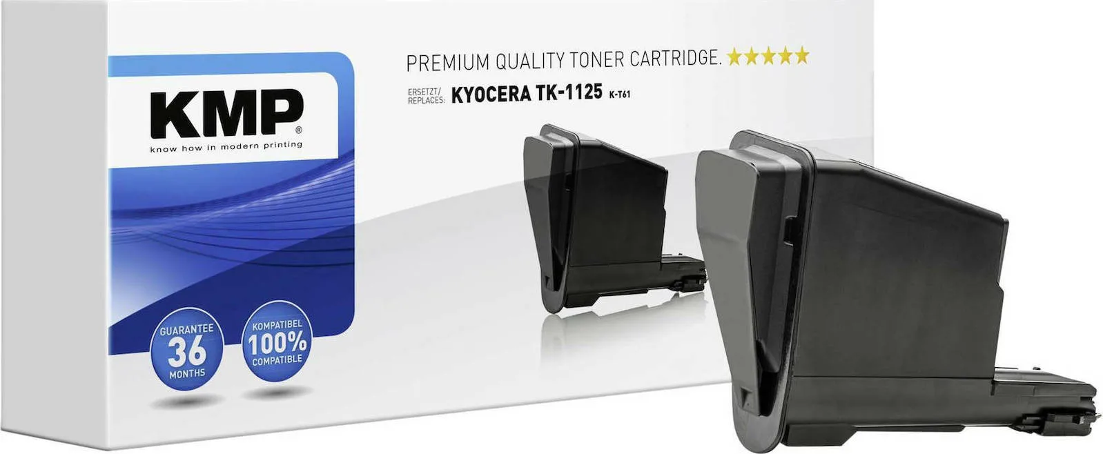 KMP K-T61 Συμβατό Toner για Laser Εκτυπωτή Kyocera TK-1125K 2500 Σελίδων Μαύρο (2824,0000) KMP K-T61 Συμβατό Toner για Laser Εκτυπωτή Kyocera TK-1125K 2500 Σελίδων Μαύρο (2824,0000) - Image 1