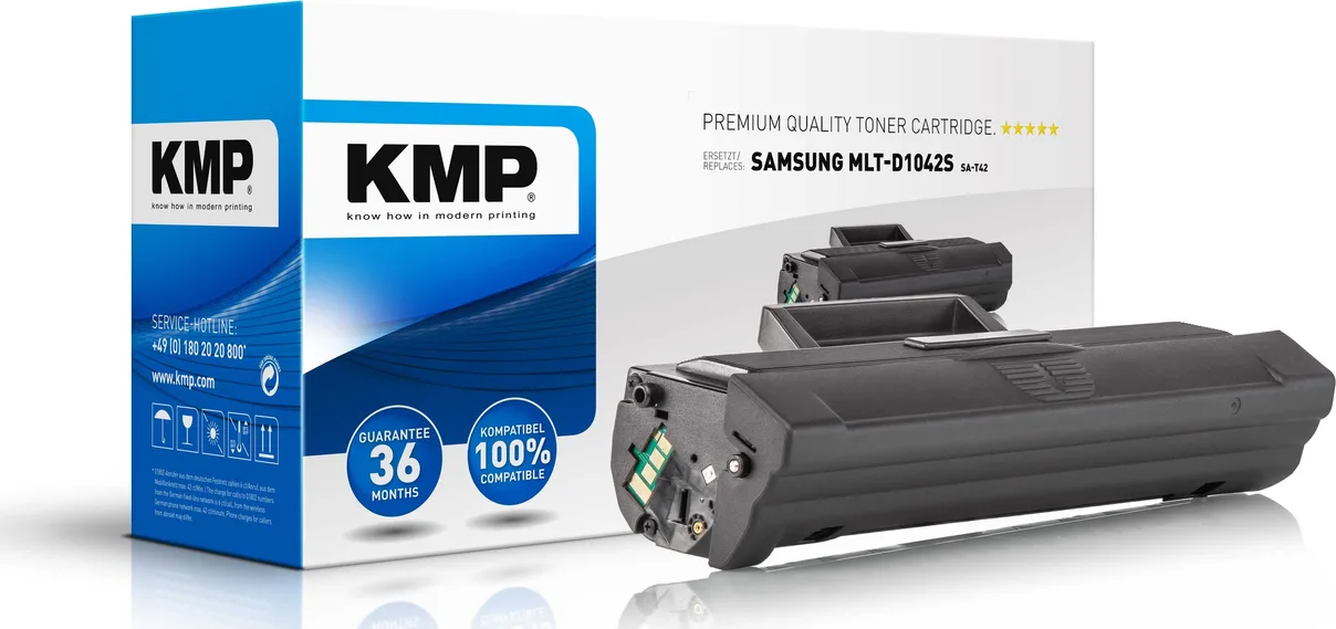 KMP SA-T42 Συμβατό Toner για Laser Εκτυπωτή Samsung MLT-D1042 2900 Σελίδων Μαύρο KMP SA-T42 Συμβατό Toner για Laser Εκτυπωτή Samsung MLT-D1042 2900 Σελίδων Μαύρο - Image 1