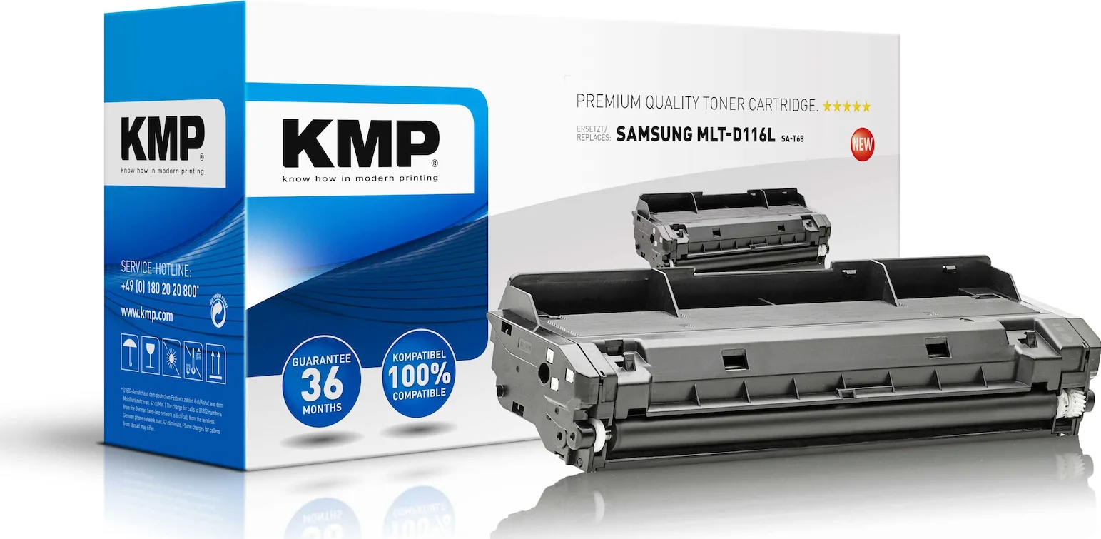 KMP SA-T68 Συμβατό Toner για Laser Εκτυπωτή Samsung MLT-D116L 3000 Σελίδων Μαύρο KMP SA-T68 Συμβατό Toner για Laser Εκτυπωτή Samsung MLT-D116L 3000 Σελίδων Μαύρο - Image 1
