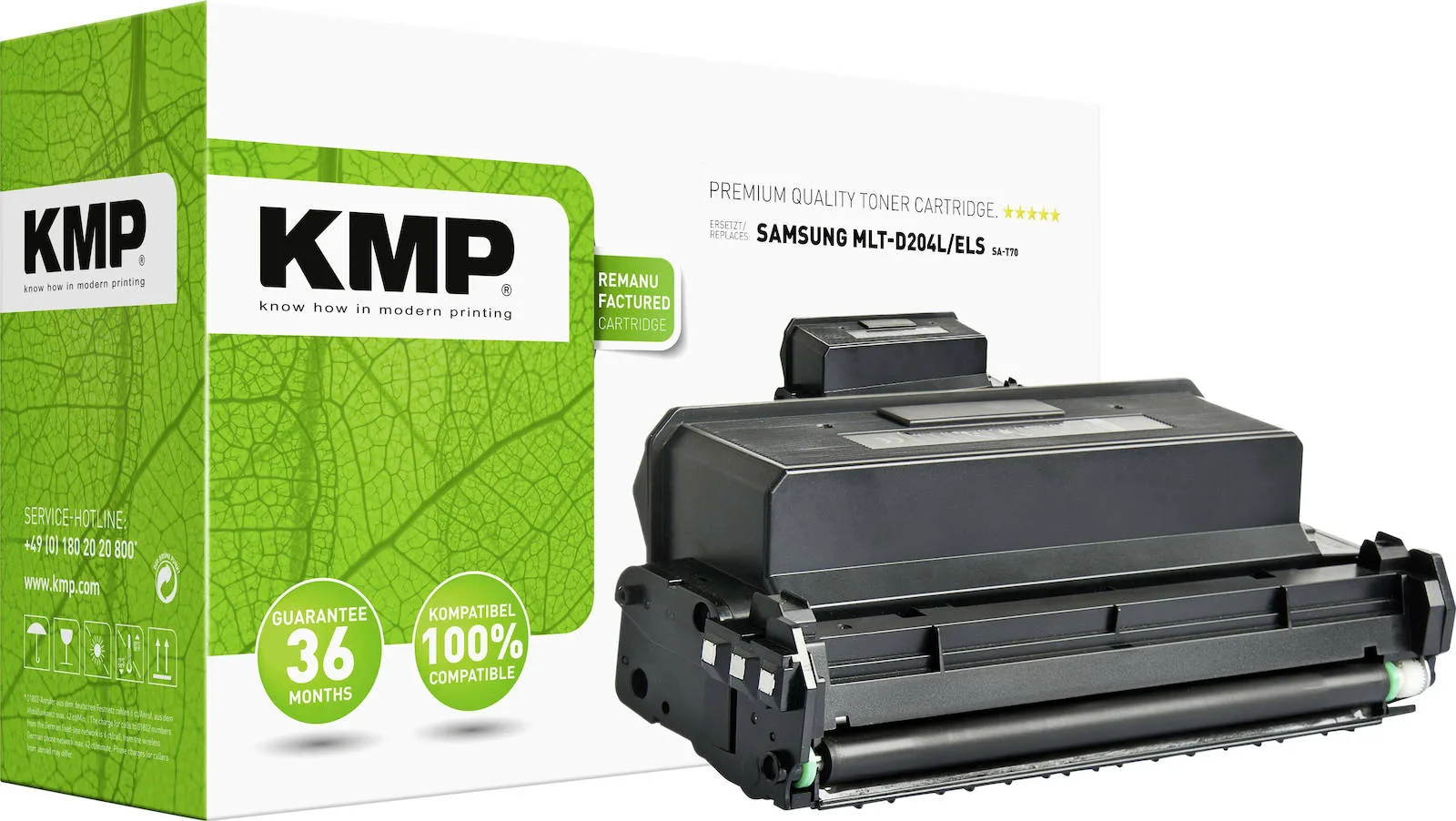 KMP SA-T70 Συμβατό Toner για Laser Εκτυπωτή Samsung MLT-D204L/ELS 5000 Σελίδων Μαύρο KMP SA-T70 Συμβατό Toner για Laser Εκτυπωτή Samsung MLT-D204L/ELS 5000 Σελίδων Μαύρο - Image 1