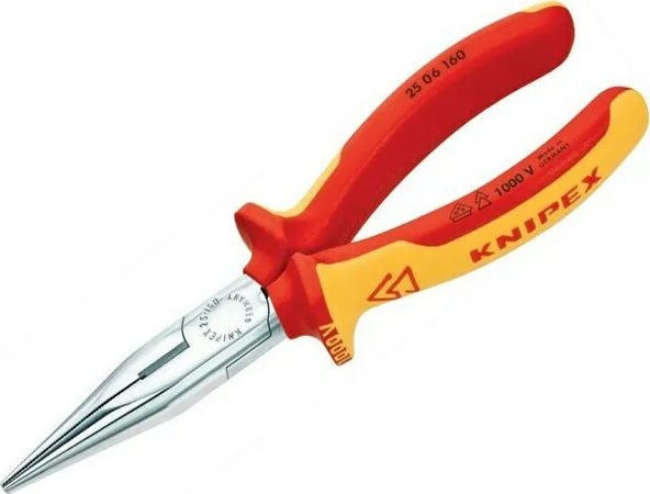 Knipex Μυτοτσίμπιδο Ίσιο Ηλεκτρολόγου Μήκους 160mm 25 06 160 Knipex Μυτοτσίμπιδο Ίσιο Ηλεκτρολόγου Μήκους 160mm 25 06 160 - Image 1
