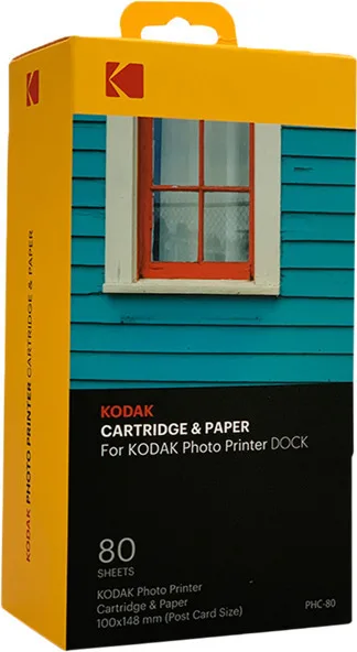 Kodak Cartridge & Paper Γνήσια Μελανοταινία για Photo Printer Dock 1τμχ (PHC-80) Kodak Cartridge & Paper Γνήσια Μελανοταινία για Photo Printer Dock 1τμχ (PHC-80) - Image 1